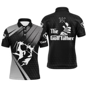Personalized The Golf Father Polo Shirts For&hellip;