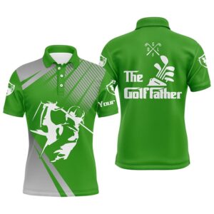 Personalized The Golf Father Polo Shirts For&hellip;
