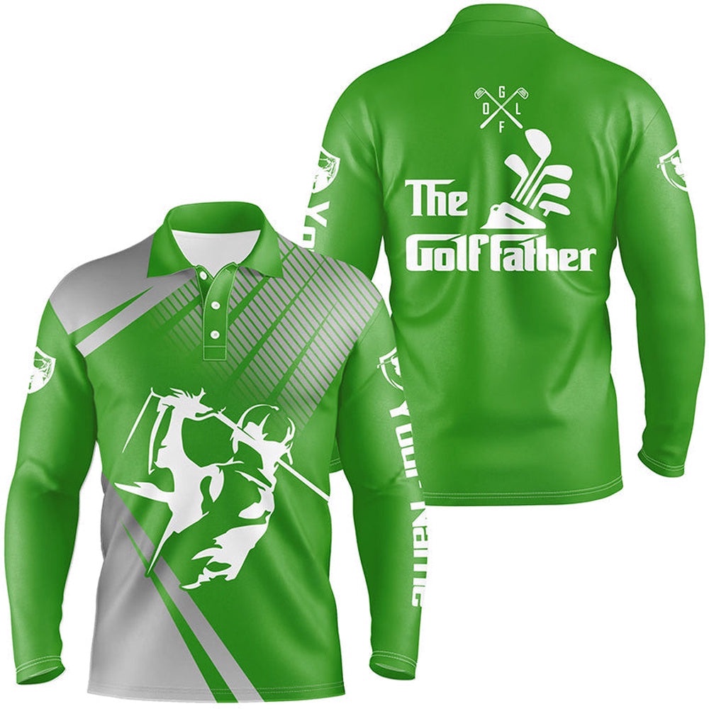 Personalized The Golf Father Polo Shirts For Men Green Golf Shirts, Gifts For Dad Golfer Father’S Day, Golf Polo Shirt, Golf Shirts Personalized The Golf Father Polo Shirts For Men Green Golf Shirts, Gifts For Dad Golfer Father’S Day, Golf Polo Shirt, Golf Shirts