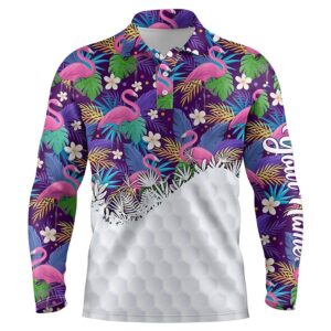 Personalized Tropical Colorful Flamingo Pattern Men s Golf Polo Shirts Best Men s Golf Wears Golf Polo Shirt Golf Shirts 2 hyihdr.jpg