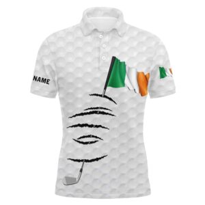 Personalized White Golf Polos Shirt For Men&hellip;