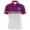 Pink Argyle Pattern Flamingo Custom Men’s Golf Polo Shirts I’m Not Swearing, I’m Using My Golf Words, Golf Polo Shirt, Golf Shirts