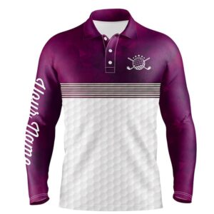 Pink And White Men’s Golf Polo Shirts&hellip;