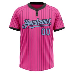 Pink Black Pinstripe Light Blue Two Button Unisex Softball Jersey Custom Team Softball Jersey 2 g1r1um.jpg