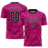 Pink Brown Sublimation Soccer Uniform Jersey, Custom Team Soccer Jersey Shirt