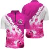 Pink Flamingo Bowling Tournament Team Shirts For Men And Women, Bowling Team Jersey, Custom Bowling Team Jersey Shirt