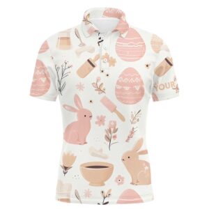 Pink Funny Easter Eggs & Bunnies Men’s&hellip;