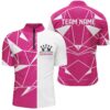 Pink Flamingo Customized Bowling Shirts For Men And Women, Bowling Tournament Shirts For Bowlers, Custom Bowling Team Jersey Shirt