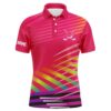 Pink Men’s Golf Polos Shirts Custom Golf Tops For Men’s, Personalized Unique Golf Gifts, Golf Polo Shirt, Golf Shirts