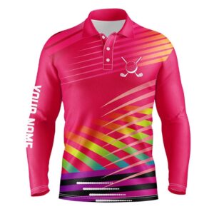 Pink Men s Golf Polo Shirts Custom Name Golf Shirts For Men Golf Polo Shirt Golf Shirts 2 pv2ucr.jpg