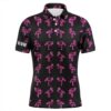 Pink Men’s Golf Polos Shirts Custom Golf Tops For Men’s, Personalized Unique Golf Gifts, Golf Polo Shirt, Golf Shirts