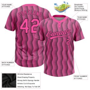 Pink Pink Black 3D Pattern Two Button Unisex Softball Jersey Custom Team Softball Jersey 3 t5xmsy.jpg