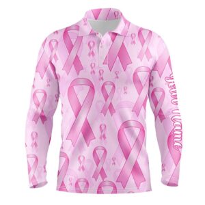 Pink Ribbons Breast Cancer Awareness Background Men’s&hellip;