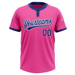 Pink Royal White Two Button Unisex Softball Jersey Custom Team Softball Jersey 2 i0jf3z.jpg
