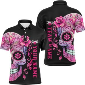 Pink Sugar Skull Tattoo Custom Unisex Team&hellip;