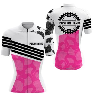 Pink Women Cycling Jersey Cycle Gear With&hellip;