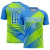 Powder Blue Navy Sublimation Soccer Uniform Jersey, Custom Team Soccer Jersey Shirt