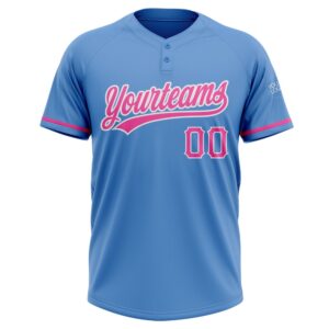 Powder Blue Pink White Two Button Unisex Softball Jersey Custom Team Softball Jersey 2 ianajf.jpg