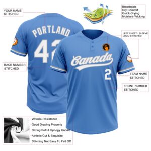 Powder Blue White Gray Two Button Unisex Softball Jersey Custom Team Softball Jersey 3 r3mb8b.jpg