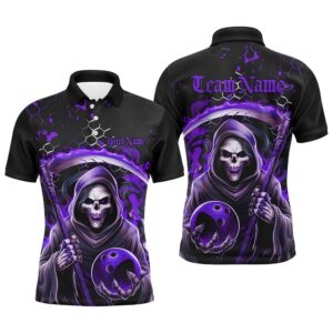 Purple And Black Custom Grim Reaper Bowling&hellip;