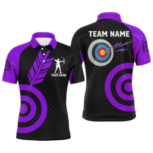 Purple Archery Polo For Men Custom Archery&hellip;