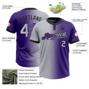 Purple Gray Black Gradient Fashion Two Button Unisex Softball Jersey Custom Team Softball Jersey 3 dudm7x.jpg