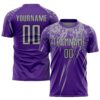 Purple Light Blue Pink Sublimation Soccer Uniform Jersey, Custom Team Soccer Jersey Shirt
