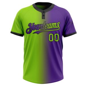 Purple Neon Green Black Gradient Fashion Two&hellip;