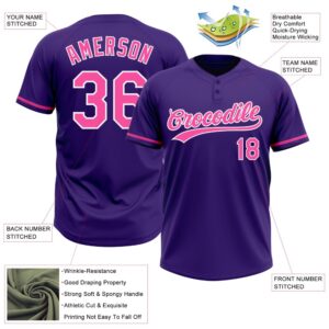 Purple Pink White Two Button Unisex Softball Jersey Custom Team Softball Jersey 3 luuv3v.jpg