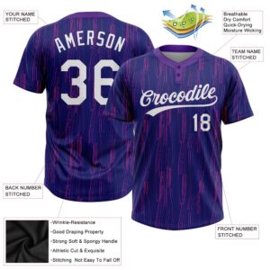 Purple White 3D Pattern Two Button Unisex Softball Jersey Custom Team Softball Jersey 3 h35sqt.jpg