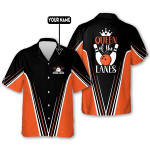 Queen Of The Lanes Bowling Shirt Women,&hellip;