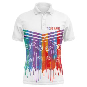 Rainbow Color Golf Clubs Men Golf Polo&hellip;