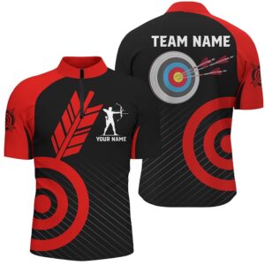 Red Archery Jerseys For Men Custom Archery&hellip;