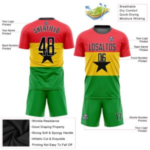 Red Black Gold Kelly Green Sublimation Ghanaian Flag Soccer Uniform Jersey Custom Team Soccer Jersey Shirt 3 vhxvqg.jpg