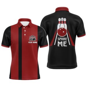 Red & Black Polo Bowling Shirt For&hellip;