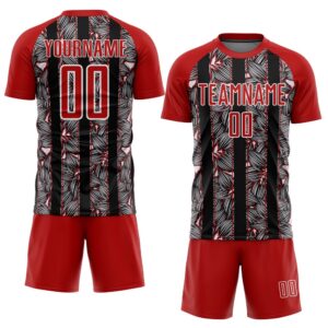 Red Black White Flowers Sublimation Soccer Uniform Jersey Custom Team Soccer Jersey Shirt 2 sc2lvr.jpg
