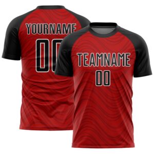 Red Black White Wavy Lines Sublimation Soccer Uniform Jersey Custom Team Soccer Jersey Shirt 1 osxz4g.jpg