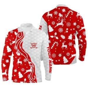 Red Christmas Pattern Golf Ball Men Golf&hellip;