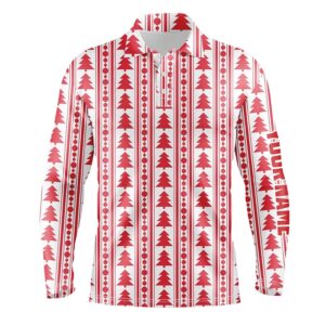 Red Christmas Trees & Garlands Flat Men’s&hellip;