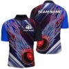 Red Thunder Lightning Bowling Team Shirts For Men And Women, Strike Bowling Jersey, Custom Bowling Team Jersey Shirt