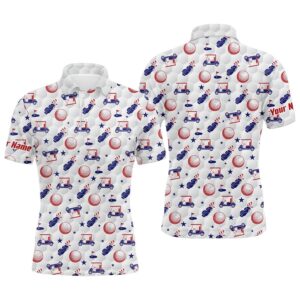 Red, White, And Blue Men Golf Polo&hellip;