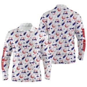 Red, White, And Blue Men Golf Polo&hellip;