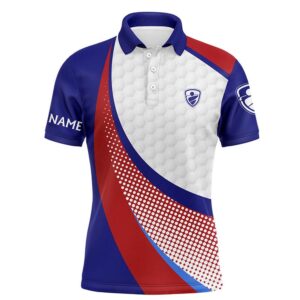 Red White And Blue Men’s Golf Polo&hellip;