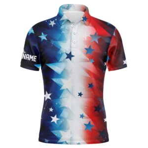 Red, White And Blue Stars Pattern Men’s&hellip;