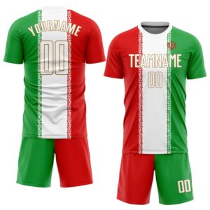Red White Kelly Green Old Gold Sublimation&hellip;