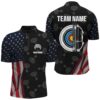 Retro Texas Flag Archery Shirts For Men Custom Patriotic Archery Jersey For Archer, Custom Archery Team Shirt