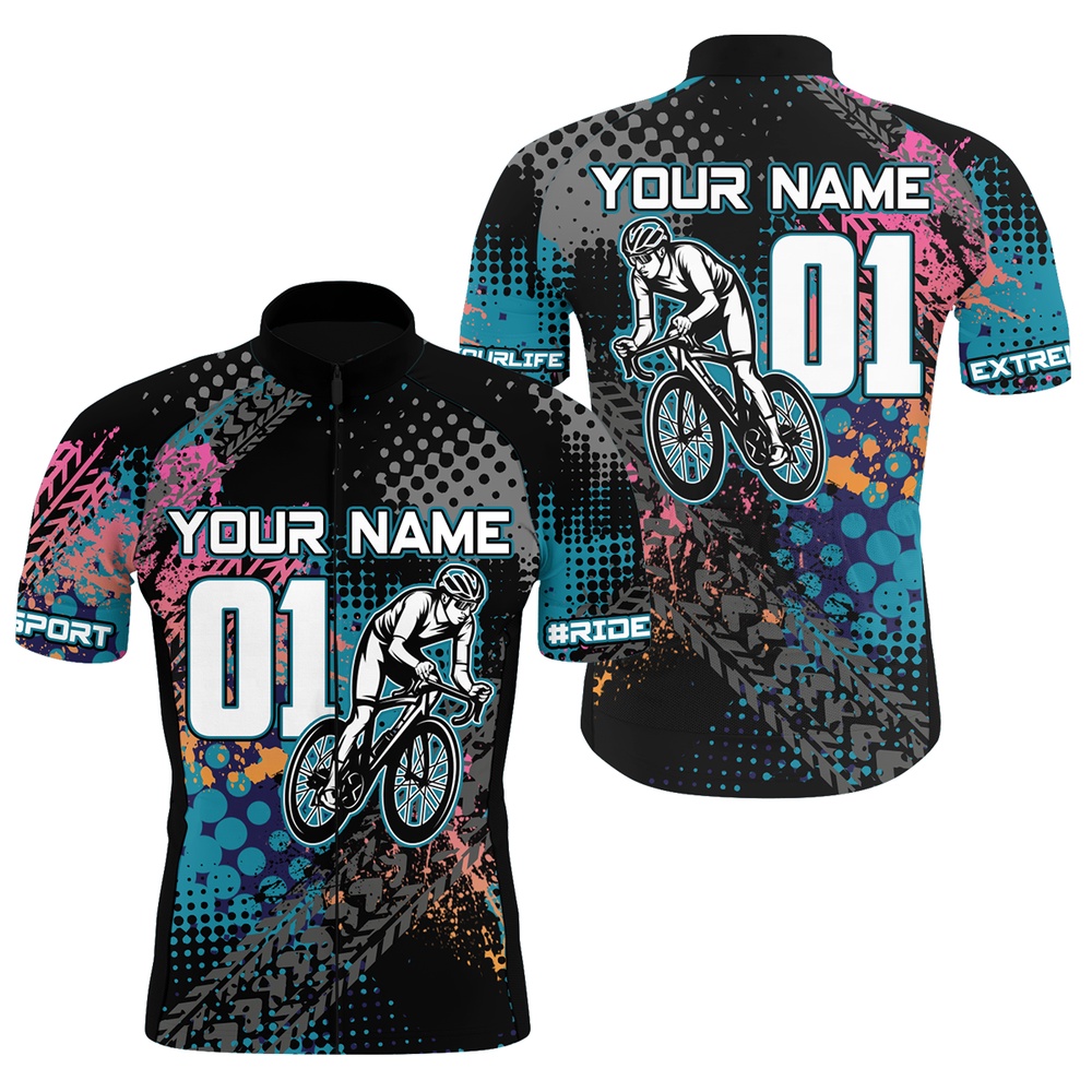 Ride Of Your Life Cycling Jersey Custom Mens Road Racing Gear Motocross Off Road Racewea, Custom Mono Cycling Jersey