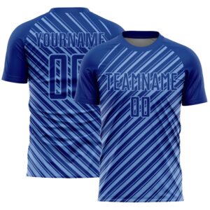 Royal Light Blue Slash Sublimation Soccer Uniform&hellip;