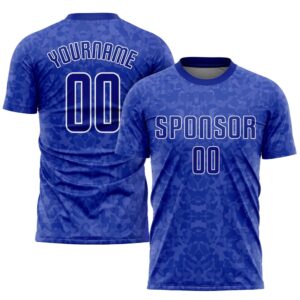 Royal Royal White Sublimation Soccer Uniform Jersey,&hellip;