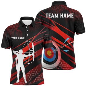 Silhouette Archer Target Archery Polo Shirts For&hellip;